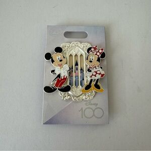 Disney 100 Disneyland Castle Mickey Mouse Pin